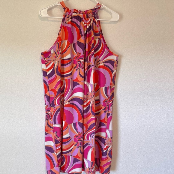 Trina Turk Pink and Orange Dress - Picture 3 of 10